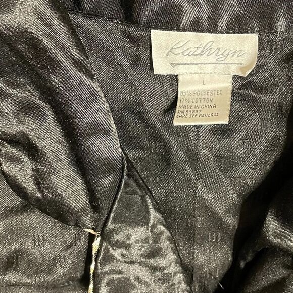 Kathryn Black Silky Pajamas - Picture 4 of 10